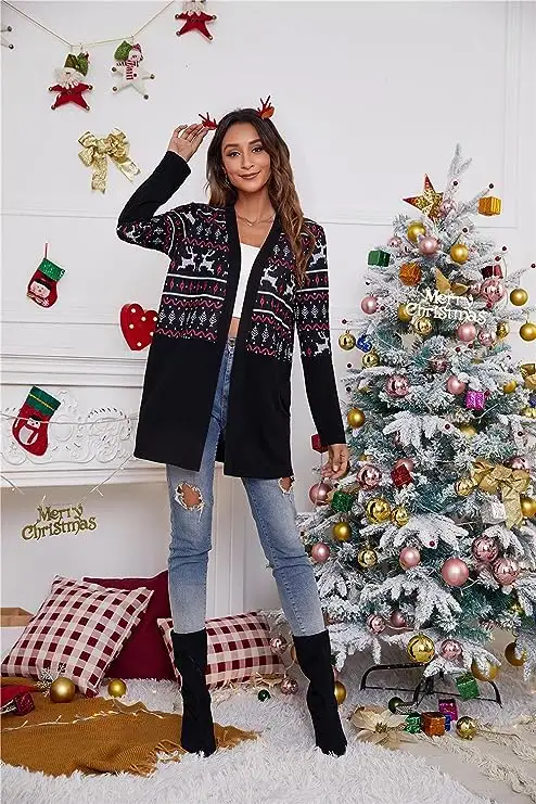 Christmas Pattern Cardigan