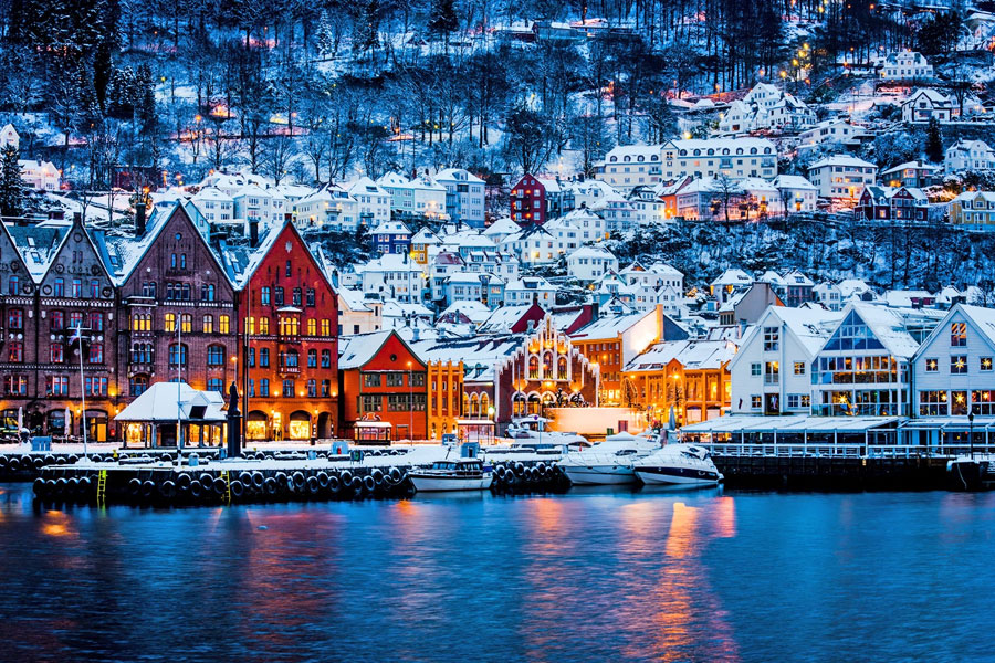 Bergen-Norway winter vacation destination