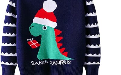 Santa-Saurus Dinosaur Christmas Jumper