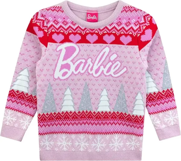 Barbie Christmas Jumper Girls