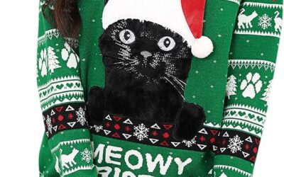 Meowy Christmas Cat Jumper