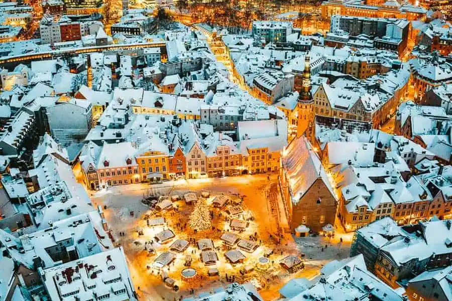 Tallin Estonia Christmas market