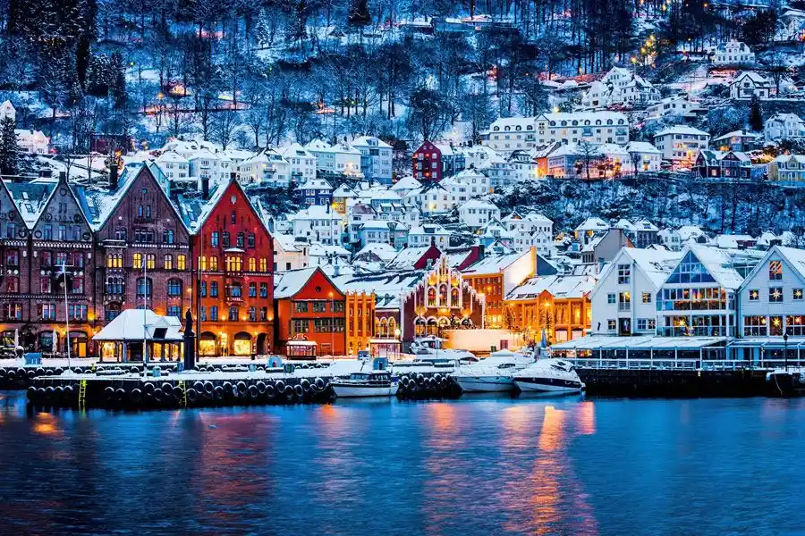 Bergen Norway winter vacation destination