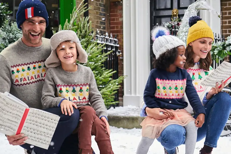 matching family jumpers from Boden