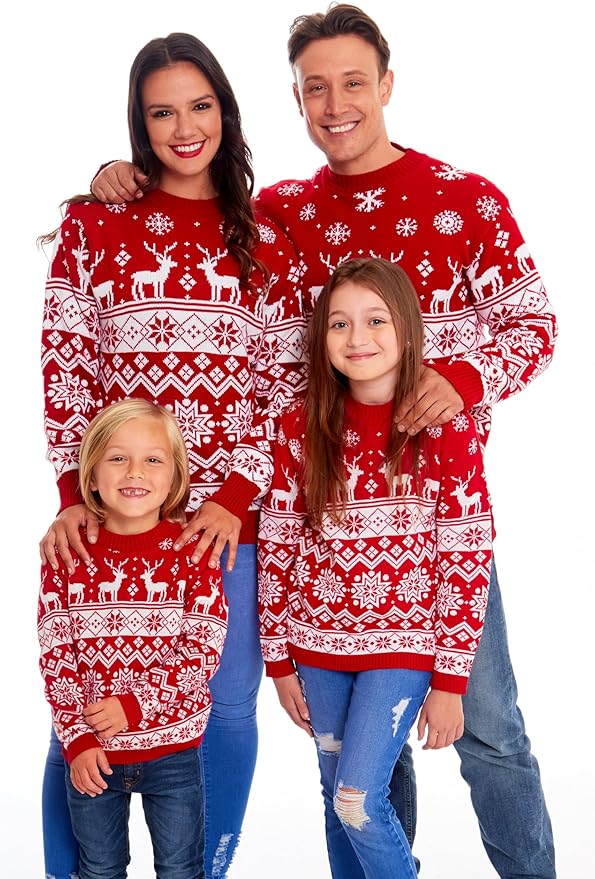 Classic Elk Pullover Family Jumpers