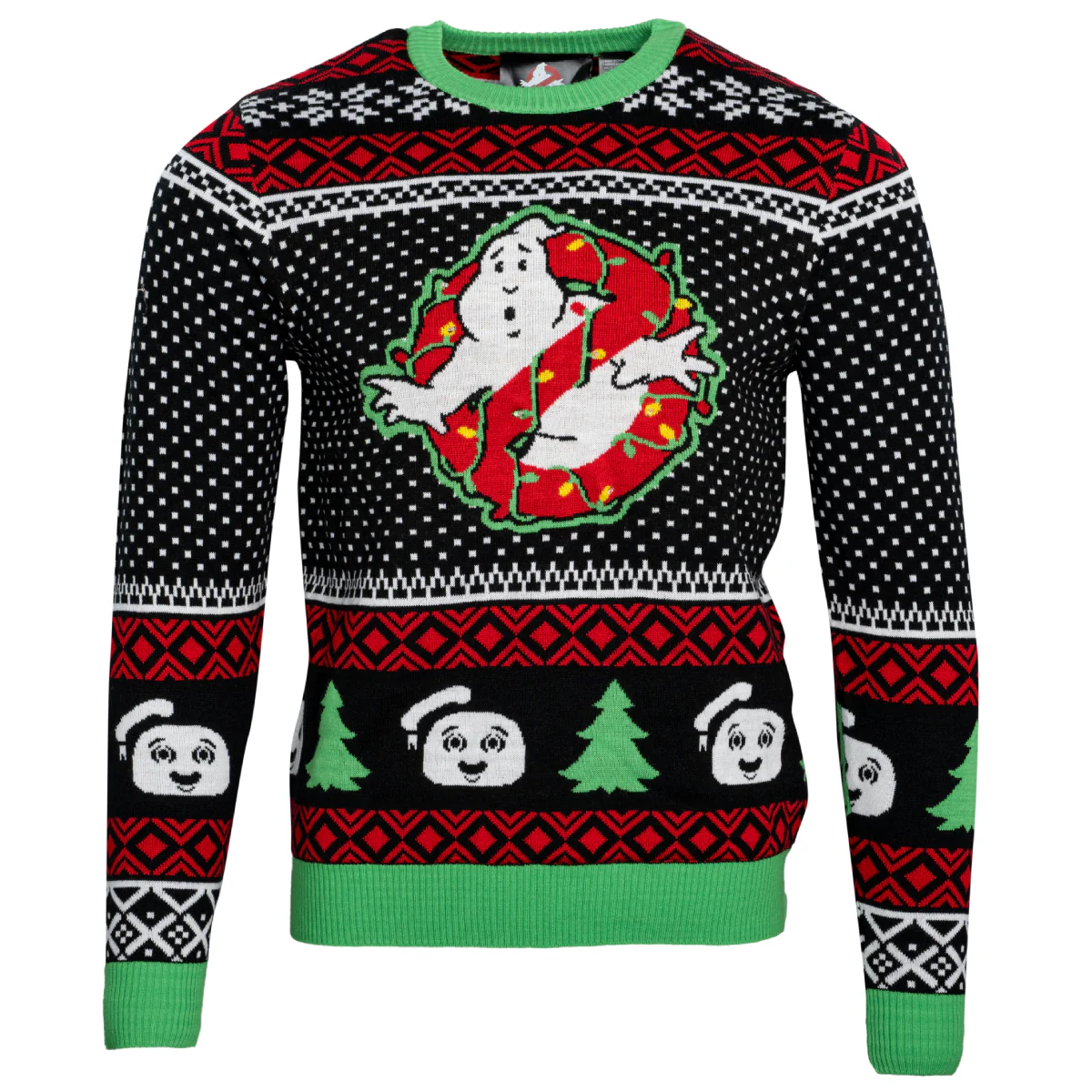 Ghostbusters Light-Up Ugly Christmas Jumper