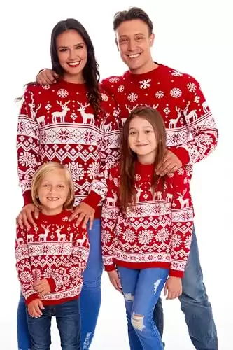 Classic Elk Pullover Family Jumpers