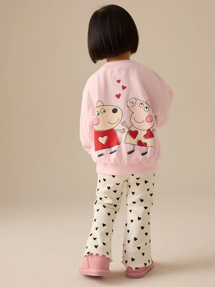 Peppa Pig Pink Hearts Set